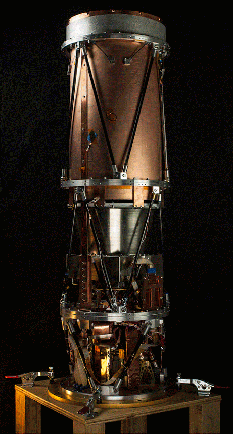 One of the six telescope tubes flown on SPIDER