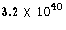 $3.2\times10^{40}$
